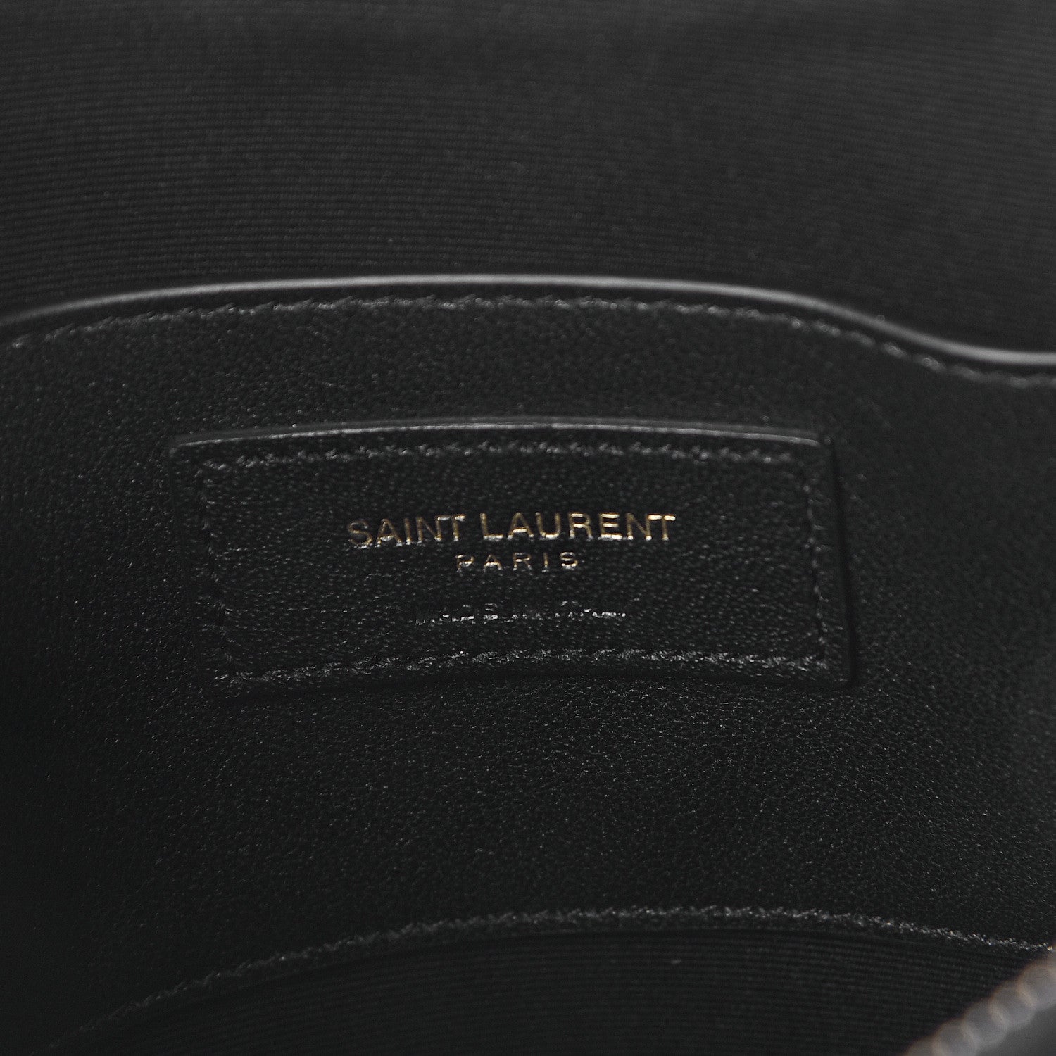 Saint Laurent Metallic Calfskin Heart Monogram Crossbody Gold 6 of 7