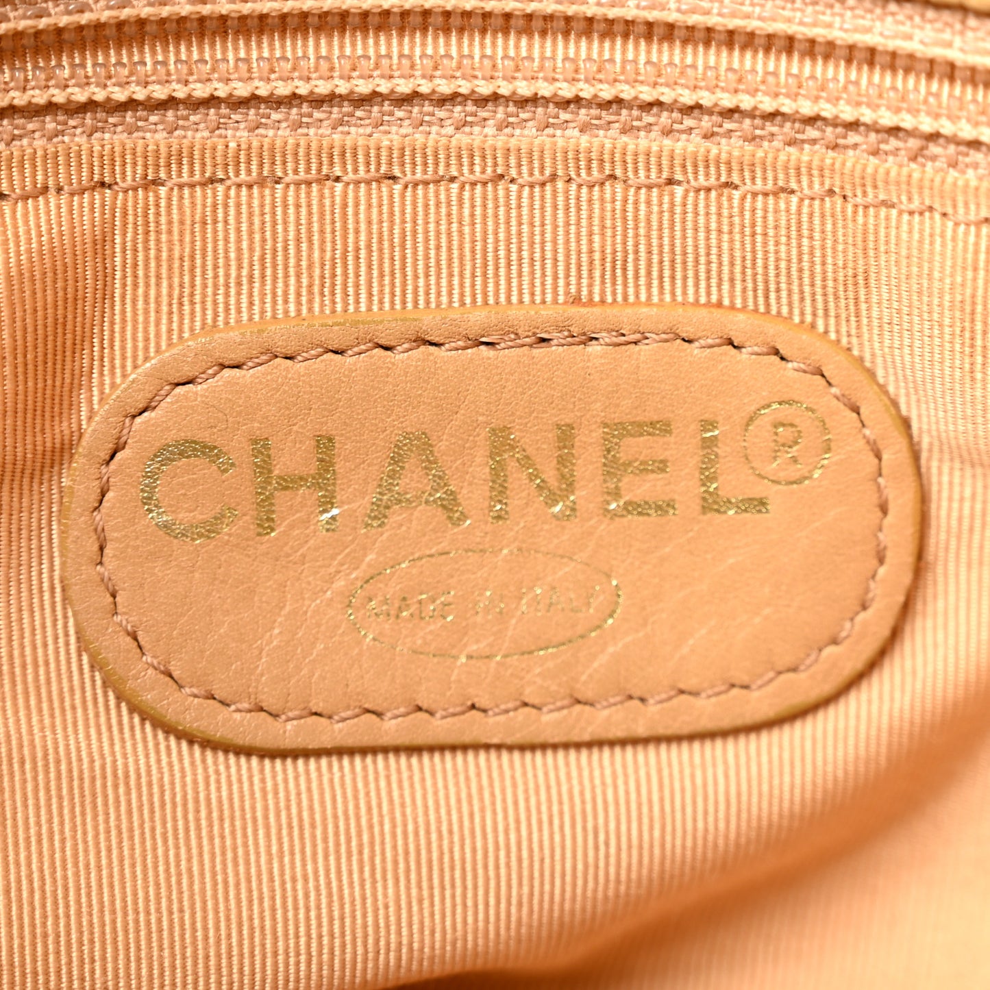 Caviar Timeless CC Tote Beige