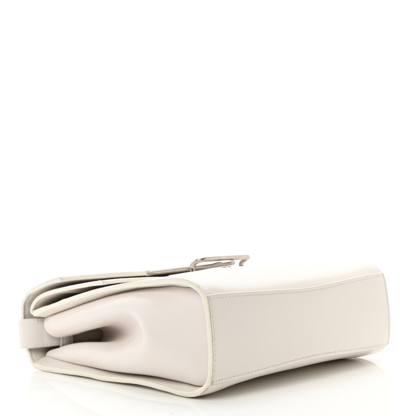 Box Calfskin Nappa Clip Bag Chalk