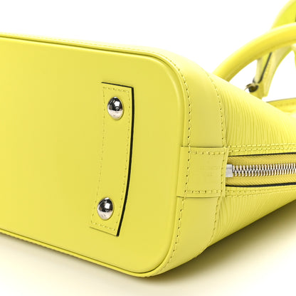 Louis Vuitton Epi Jacquard Alma BB Yellow Citron 9 of 9