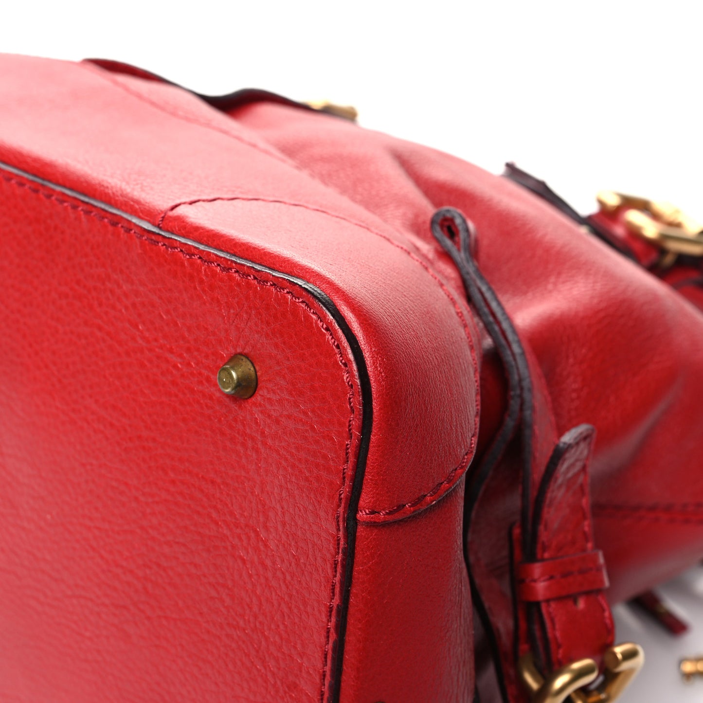 Calfskin Paddington Satchel Rouge