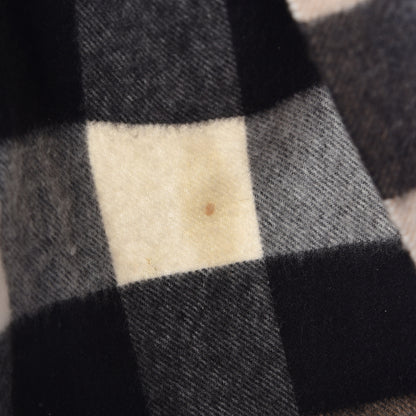 Burberry Cashmere Mega Check Fringe Scarf Camel 7 of 7