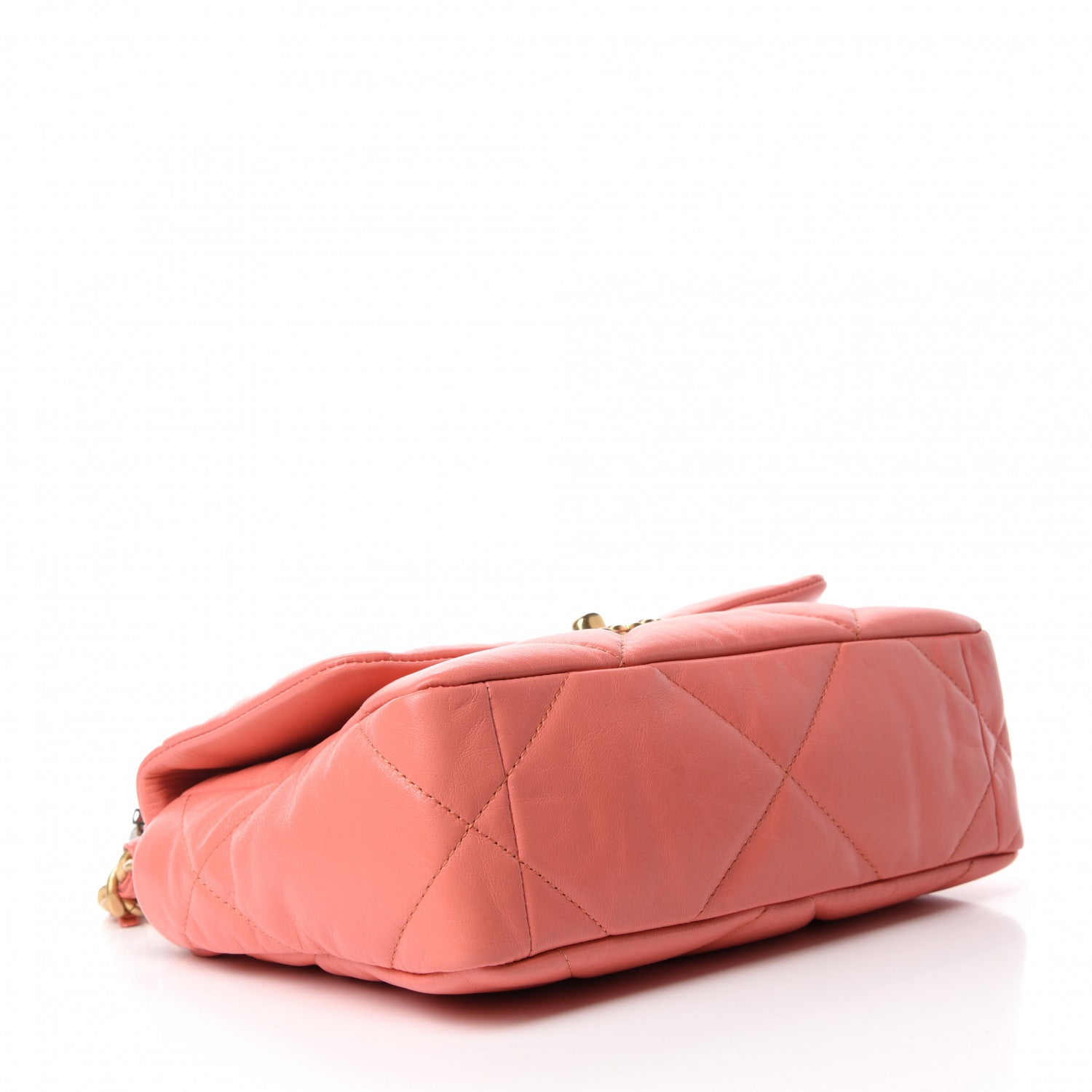 Chanel Goatskin Quilted Medium 19 Flap Pink 4 of 11