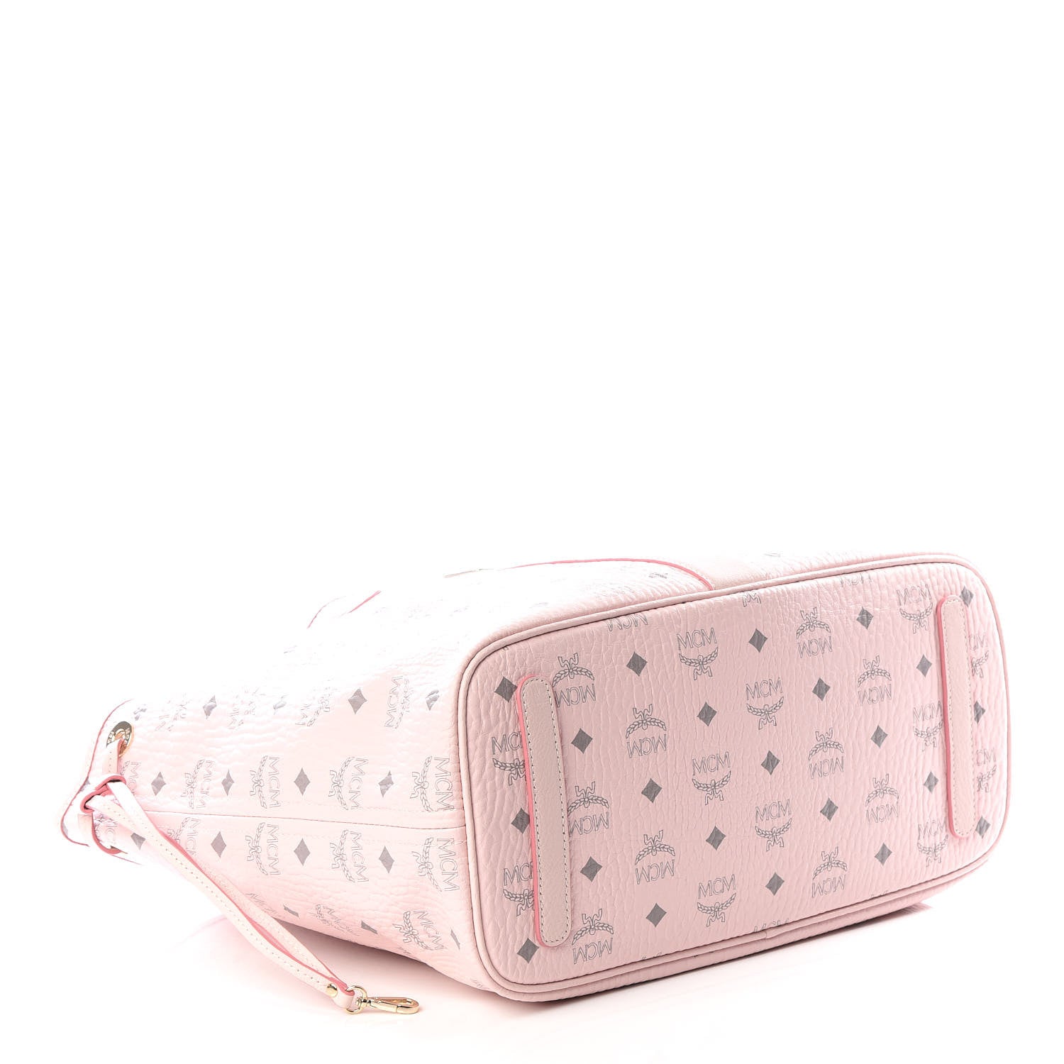 MCM Visetos Medium Liz Reversible Shopper Tote Soft Pink 3 of 10
