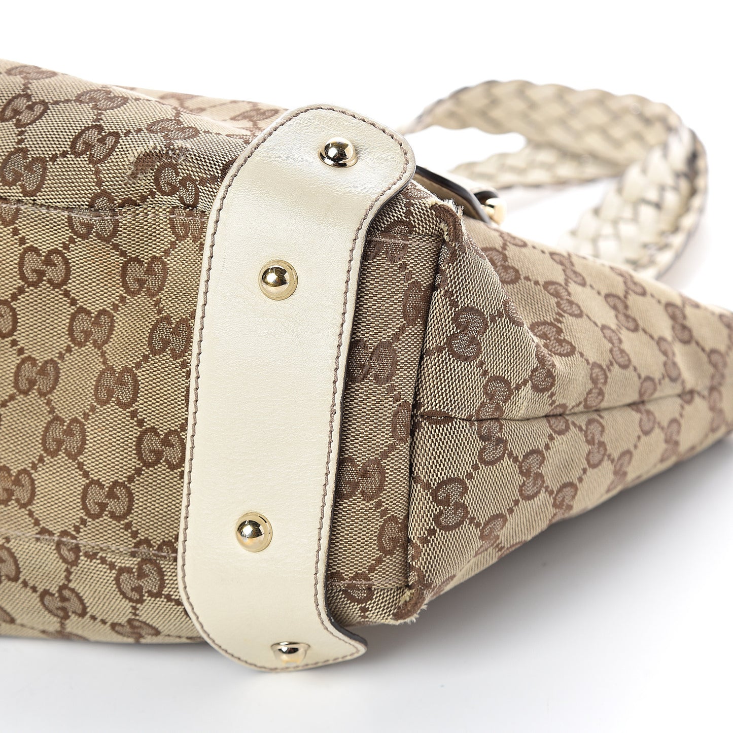 Monogram Small Pelham Shoulder Bag Off White