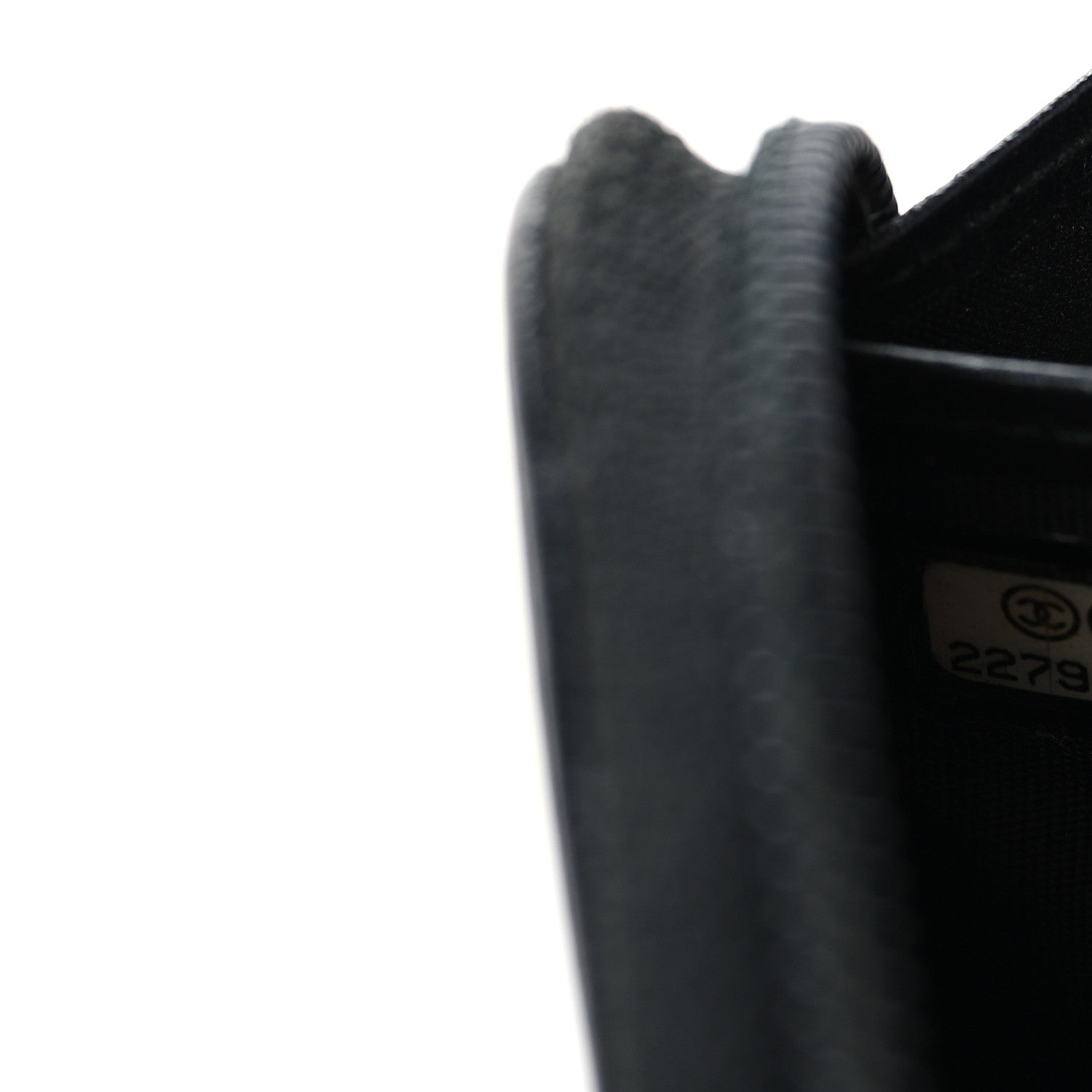 Chanel Caviar Quilted Boy Long Zip Around Wallet Black 8 of 10