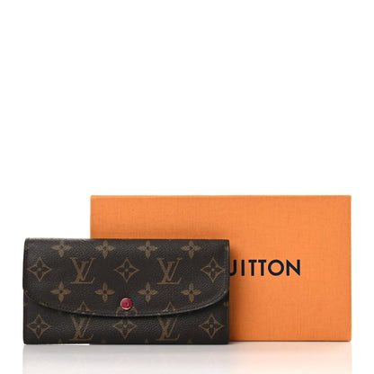 Louis Vuitton Monogram Emilie Wallet Fuchsia 16 of 16