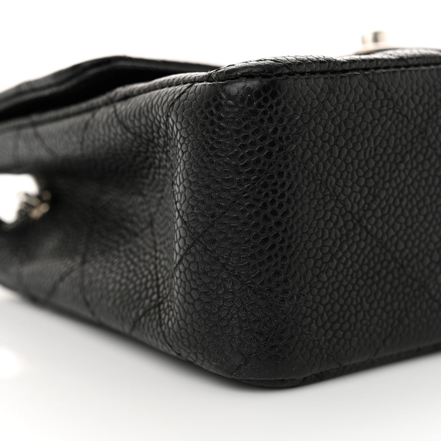 Chanel Caviar Quilted Mini Square Flap Black 9 of 13