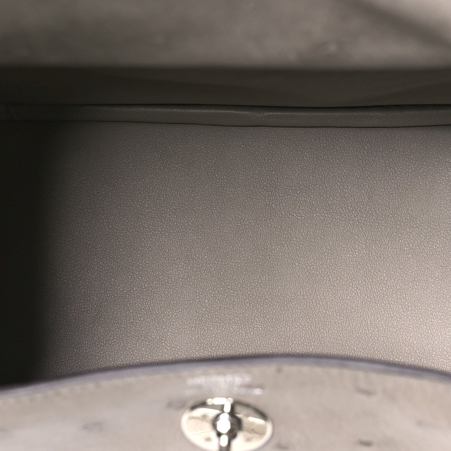 Hermes Ostrich Mini Lindy 20 Gris Tourterelle 5 of 11