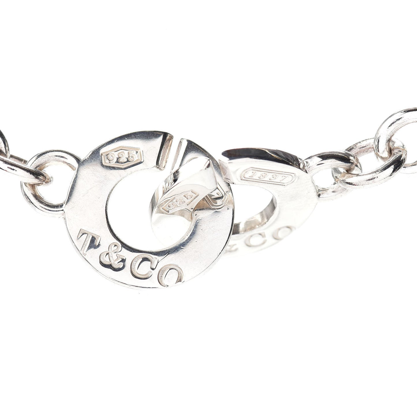 Sterling Silver 1837 Circle Clasp Necklace