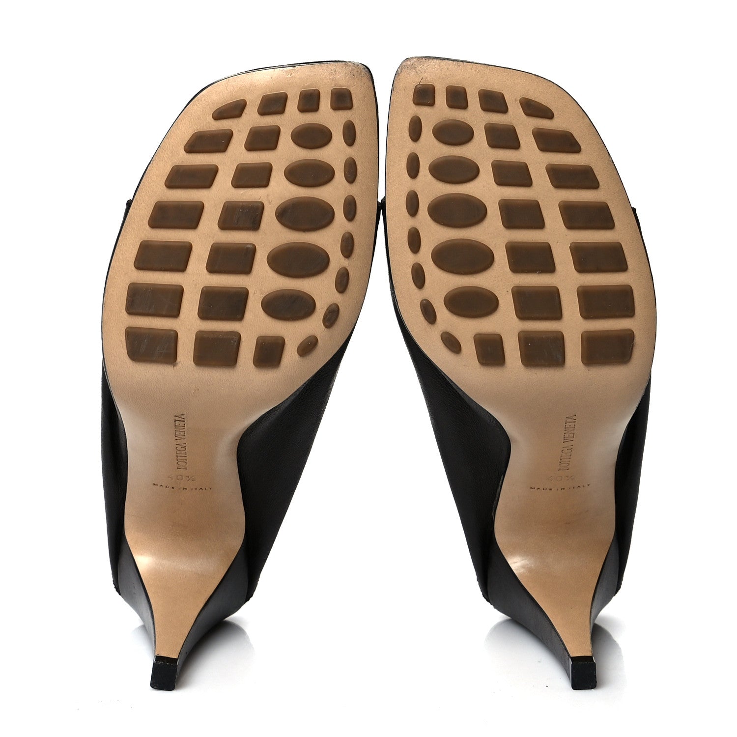Bottega Veneta Nappa Square Toe Slip-On Mule Sandals 40.5 Fondante 5 of 7