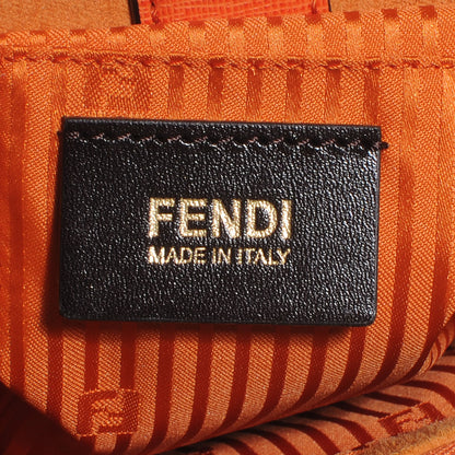 Fendi Vitello Elite Regular 2Jours Tote Arancio 7 of 10