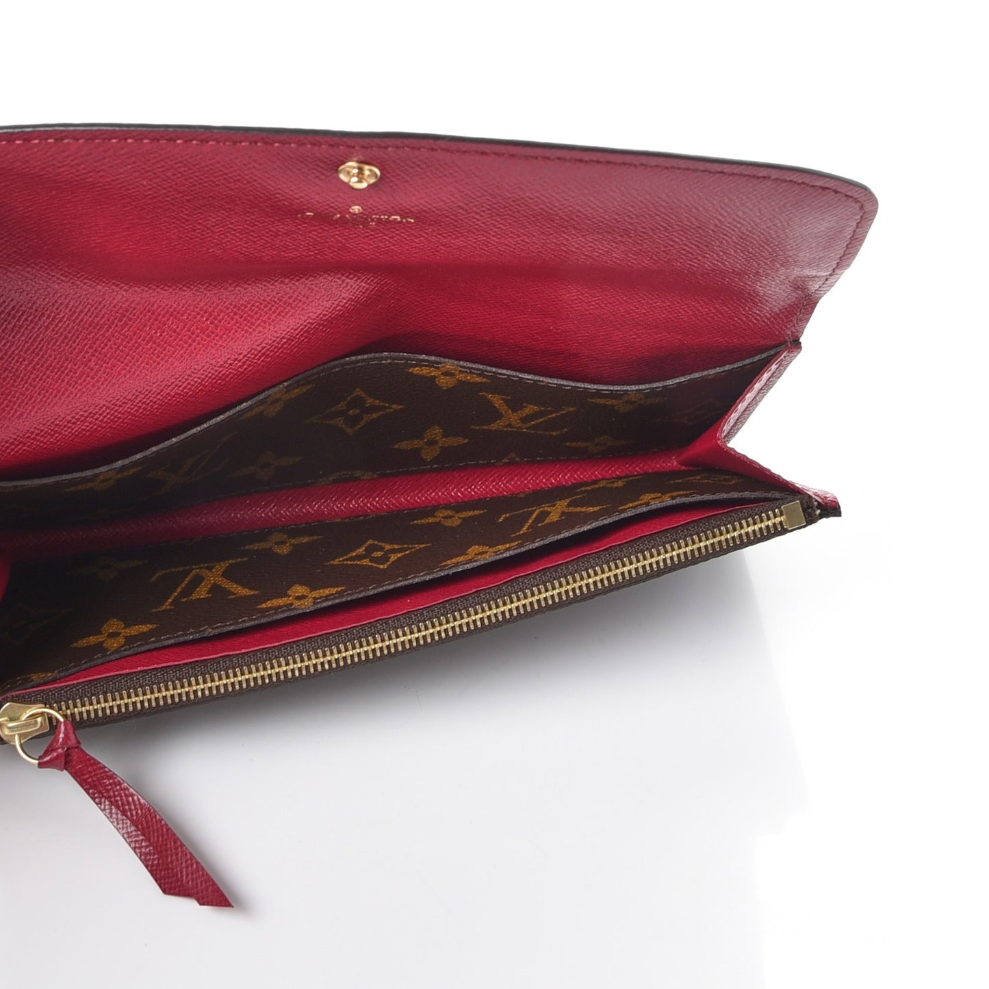 Monogram Emilie Wallet Fuchsia