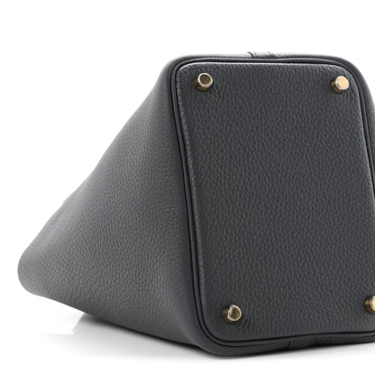 Hermes Taurillon Clemence Picotin Lock 18 PM Gris Misty 9 of 11