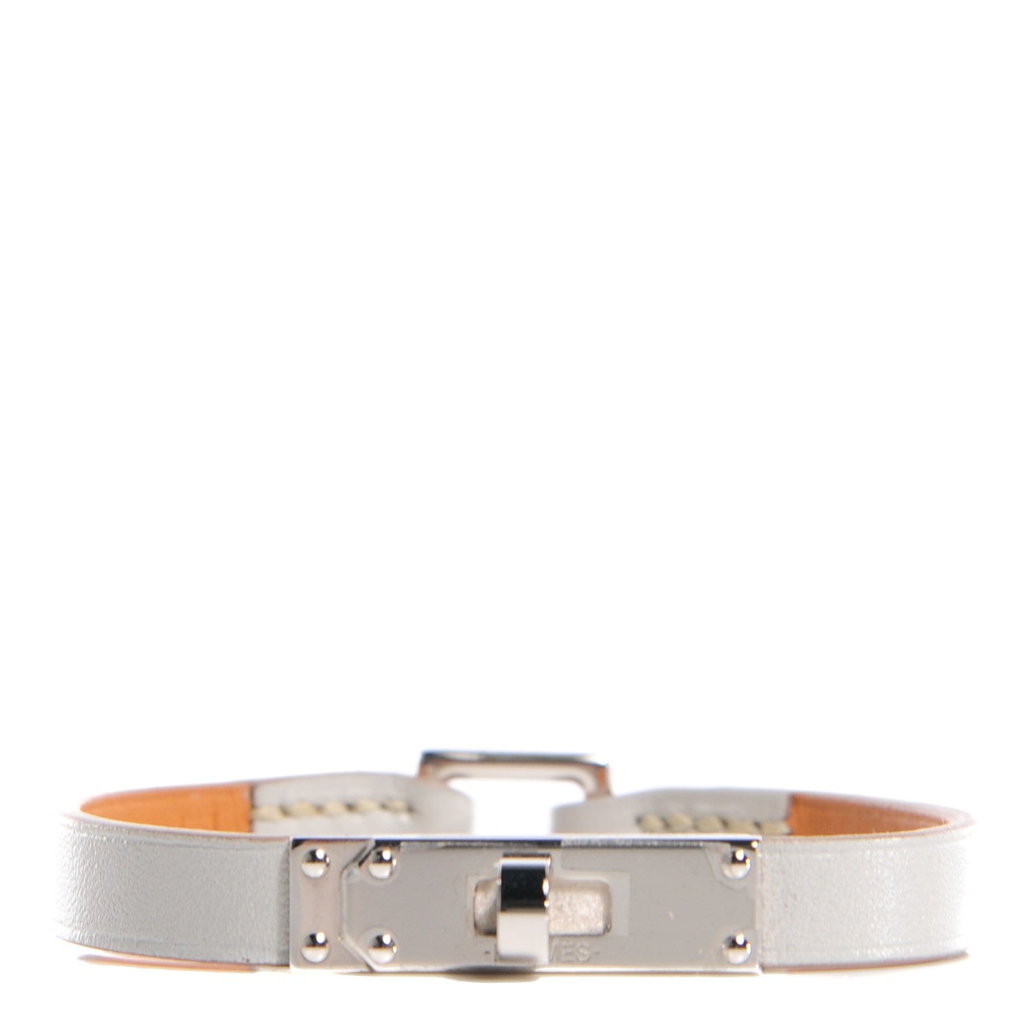 Hermes Chamonix Micro Kelly Bracelet XS Gris Perle 1 of 8