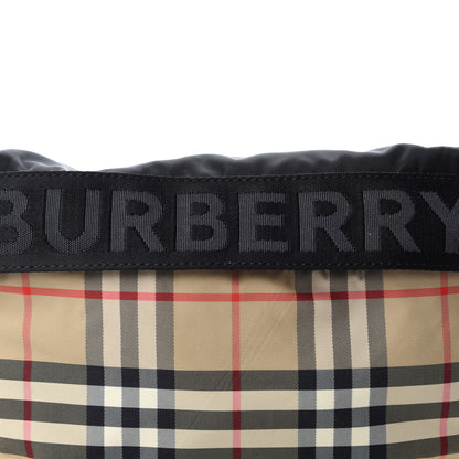 Burberry Nylon Vintage Check Sonny Bum Bag Archive Beige Black 9 of 9