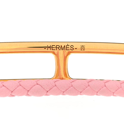 Hermes Swift Roulis Double Tour Bracelet Rose Sakura 4 of 4