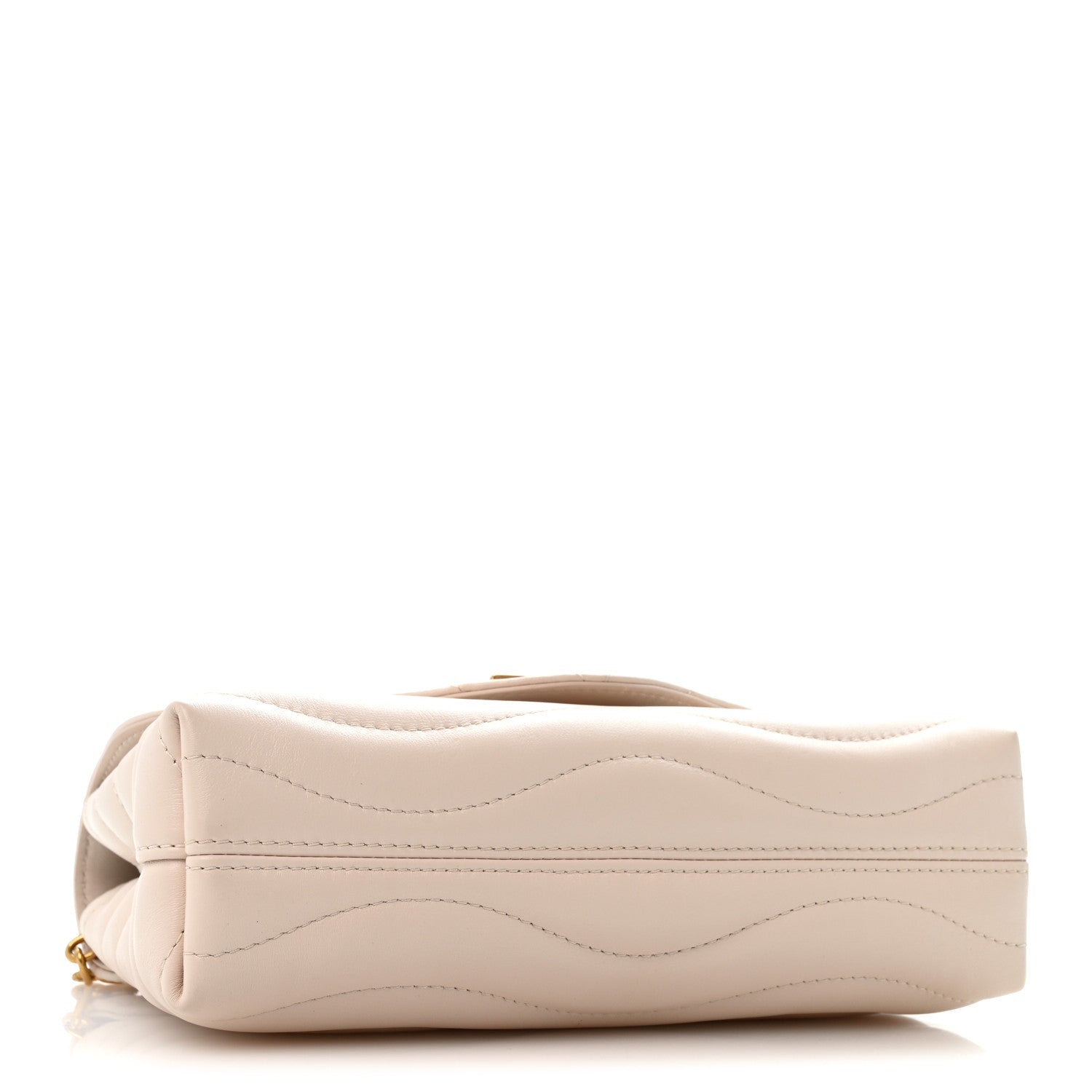 Louis Vuitton Calfskin LV New Wave Chain Bag Ivory 4 of 12