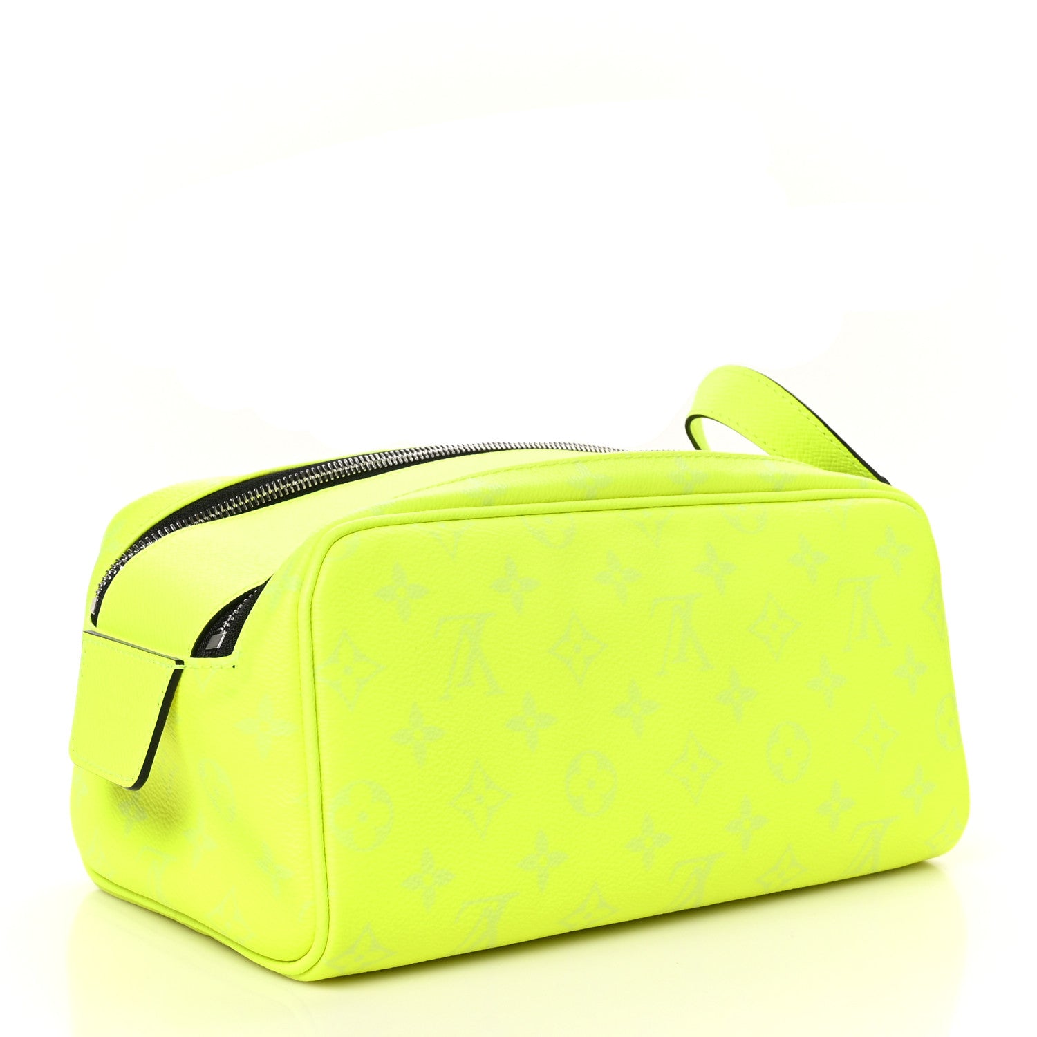 Louis Vuitton Taigarama Dopp Kit Toilet Pouch Neon Yellow 3 of 12