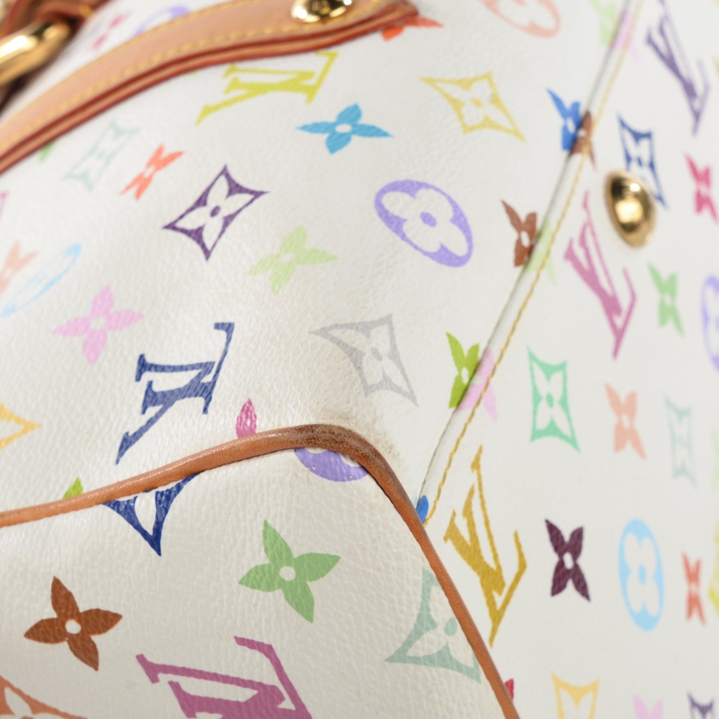 Monogram Multicolor Aurelia GM White