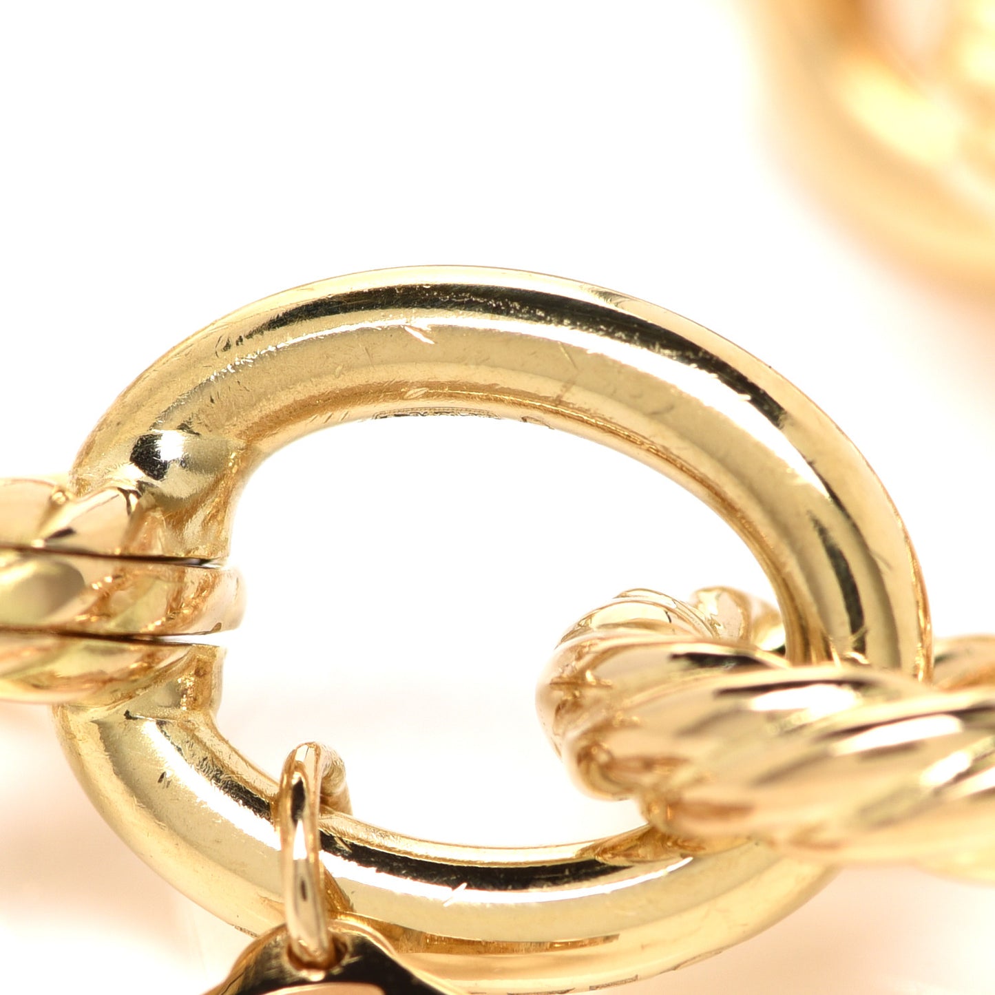 18K Yellow Gold 12mm Large Oval Link Bracelet