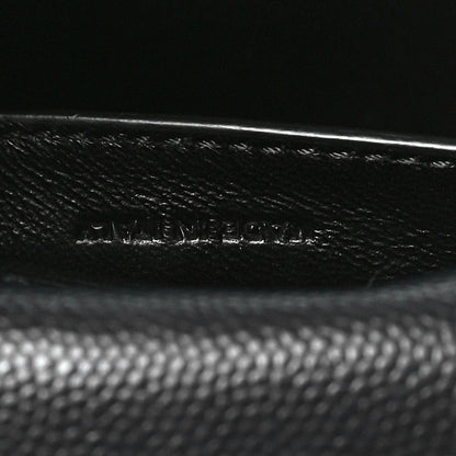 Saint Laurent Grain De Poudre Medium Classic Monogram Kate Satchel Deep Marine 8 of 11