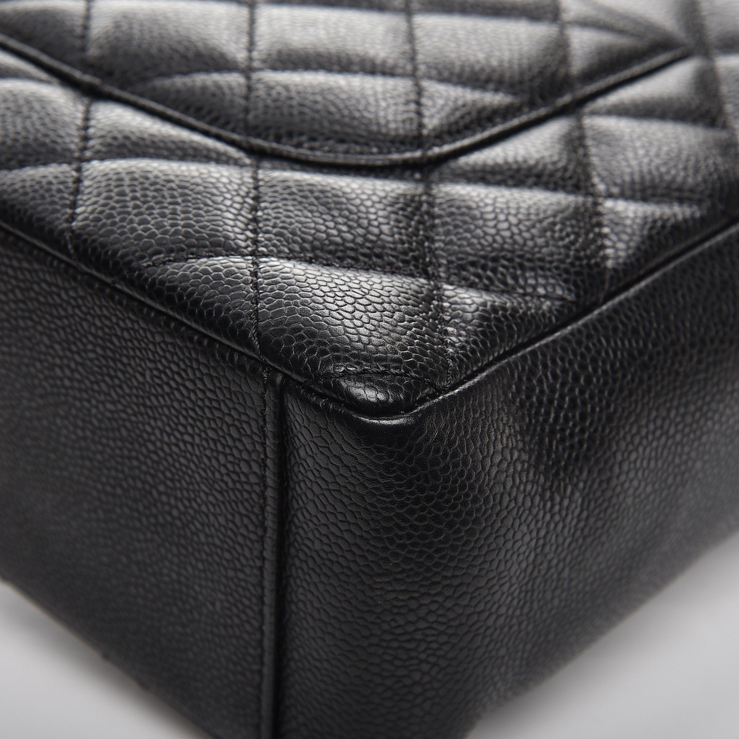 Chanel Caviar Quilted Petit Shopping Tote PST Black 10 of 13
