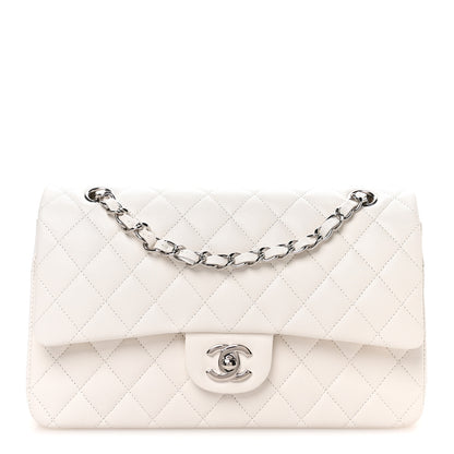 Chanel Caviar Quilted Medium Double Flap White 1 of 11