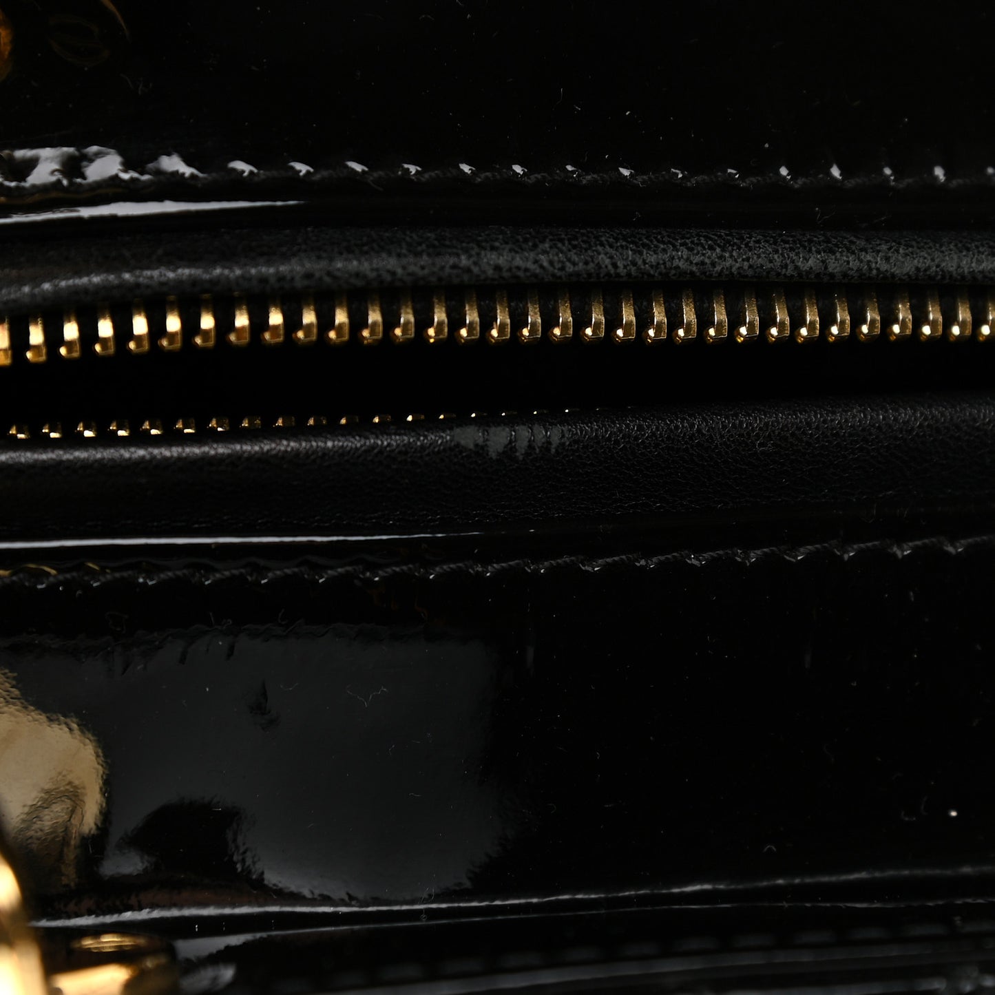 Patent Cannage Large Lady Dior Black