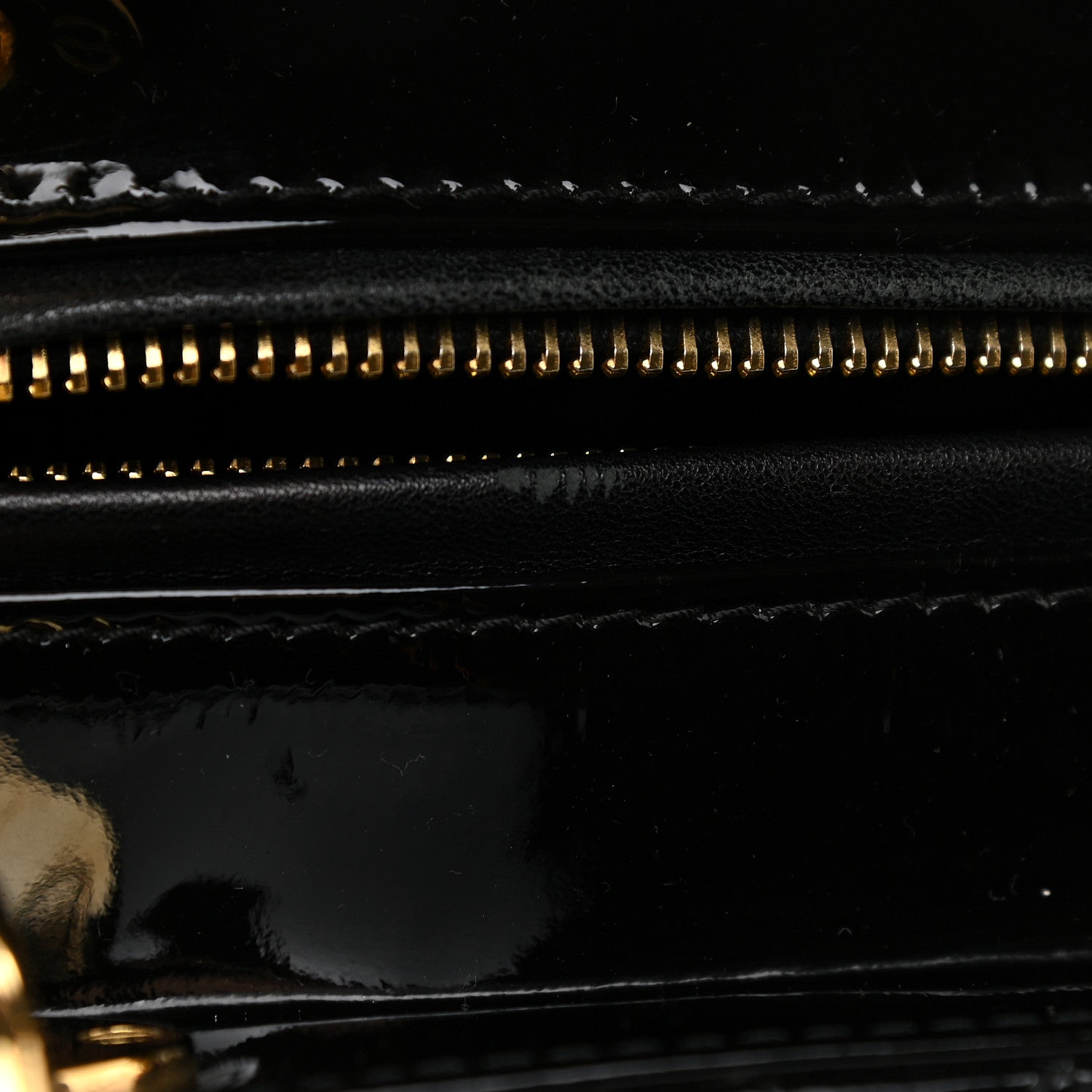 Christian Dior Patent Cannage Large Lady Dior Black 5 of 9