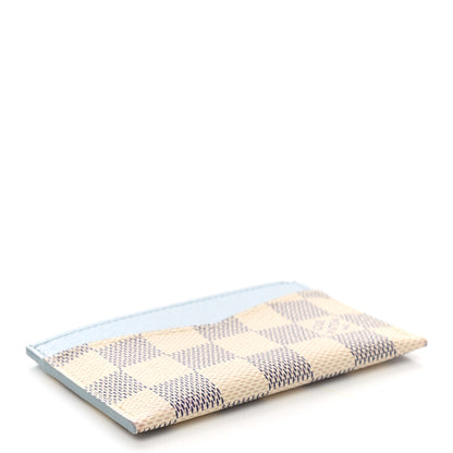Louis Vuitton Damier Azur Daily Card Holder Olympe Blue 4 of 7
