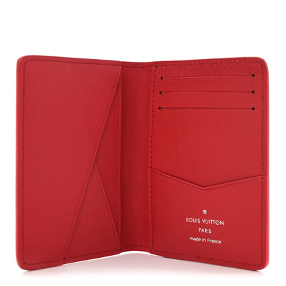 Louis Vuitton Ostrich Pocket Organizer Rouge 5 of 7