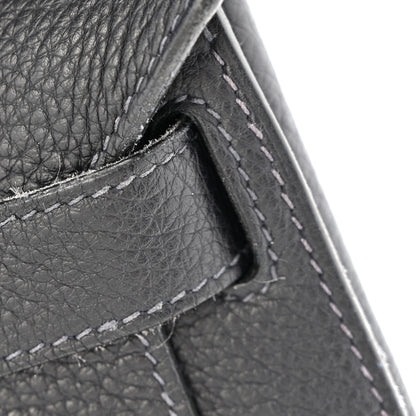 Hermes Taurillon Clemence Jypsiere 31 Bleu Indigo 11 of 16
