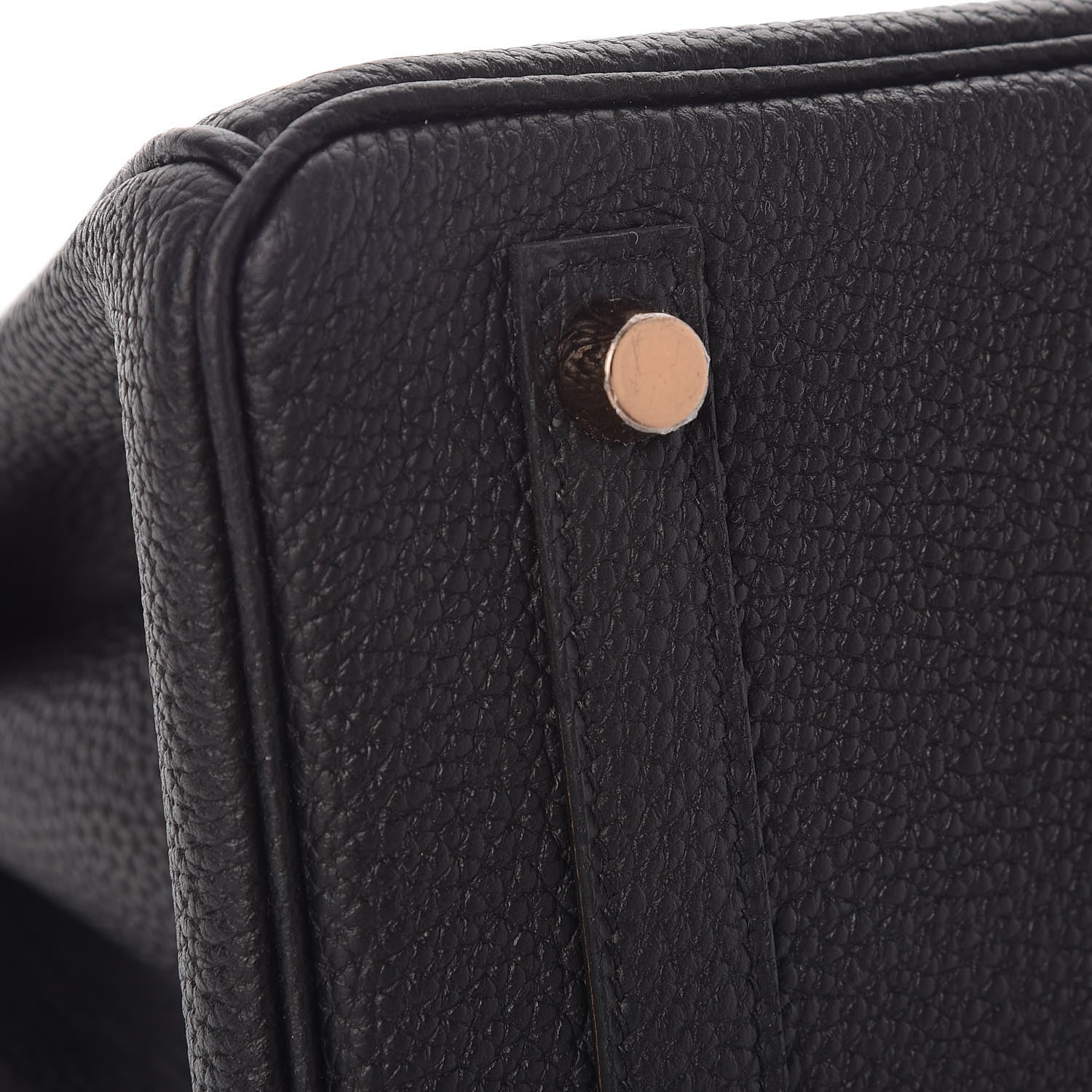 Hermes Togo Birkin 25 Black 6 of 37