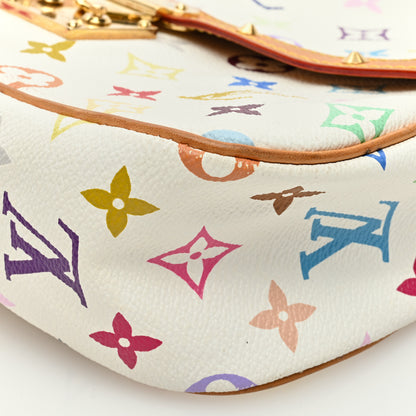 Louis Vuitton Monogram Multicolor Sologne White 8 of 9
