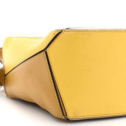Loewe Calfskin Small Puzzle Bag Ocre Yellow 8 of 14