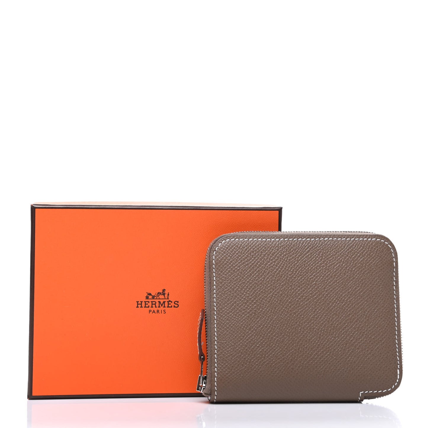 Epsom Silk'in Compact Wallet Etoupe