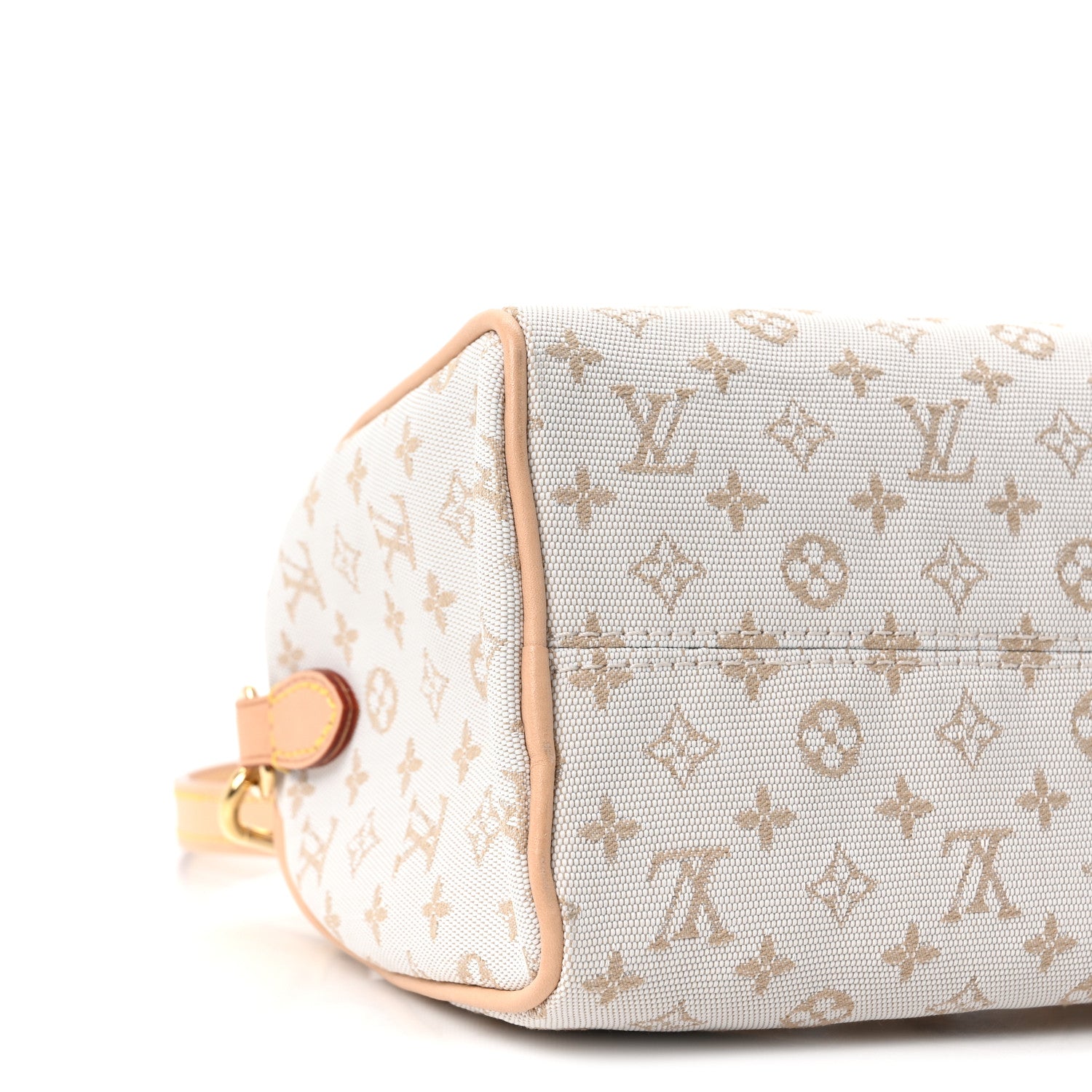 Louis Vuitton Monogram Mini Jacquard Speedy Bandouliere 20 Mastic Cream 8 of 9