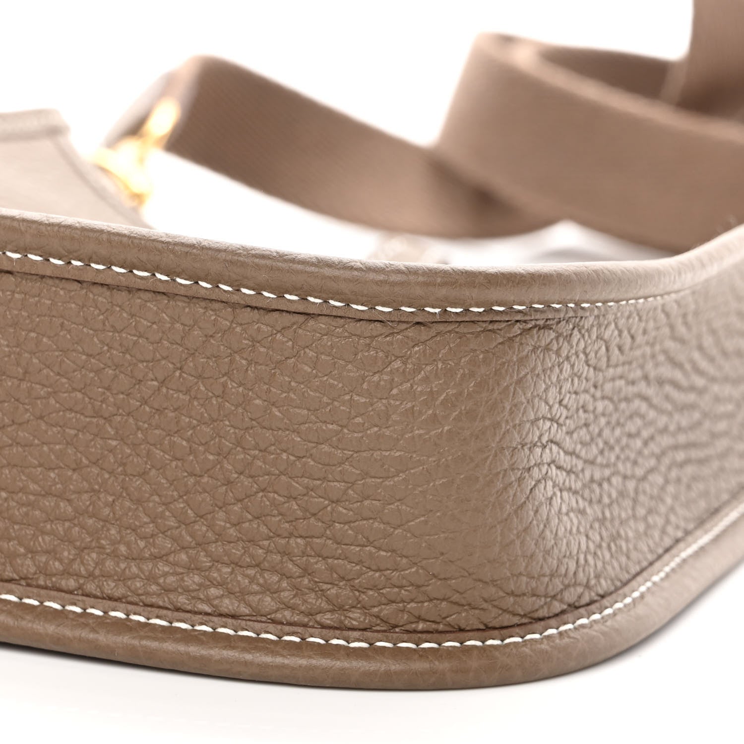 Hermes Taurillon Clemence Evelyne TPM Etoupe 10 of 11