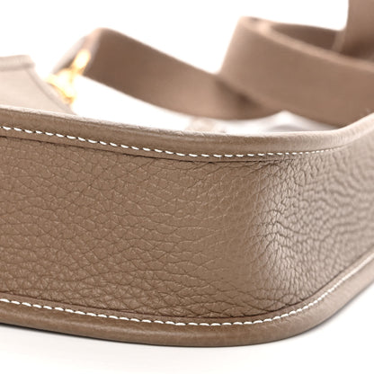 Hermes Taurillon Clemence Evelyne TPM Etoupe 10 of 11