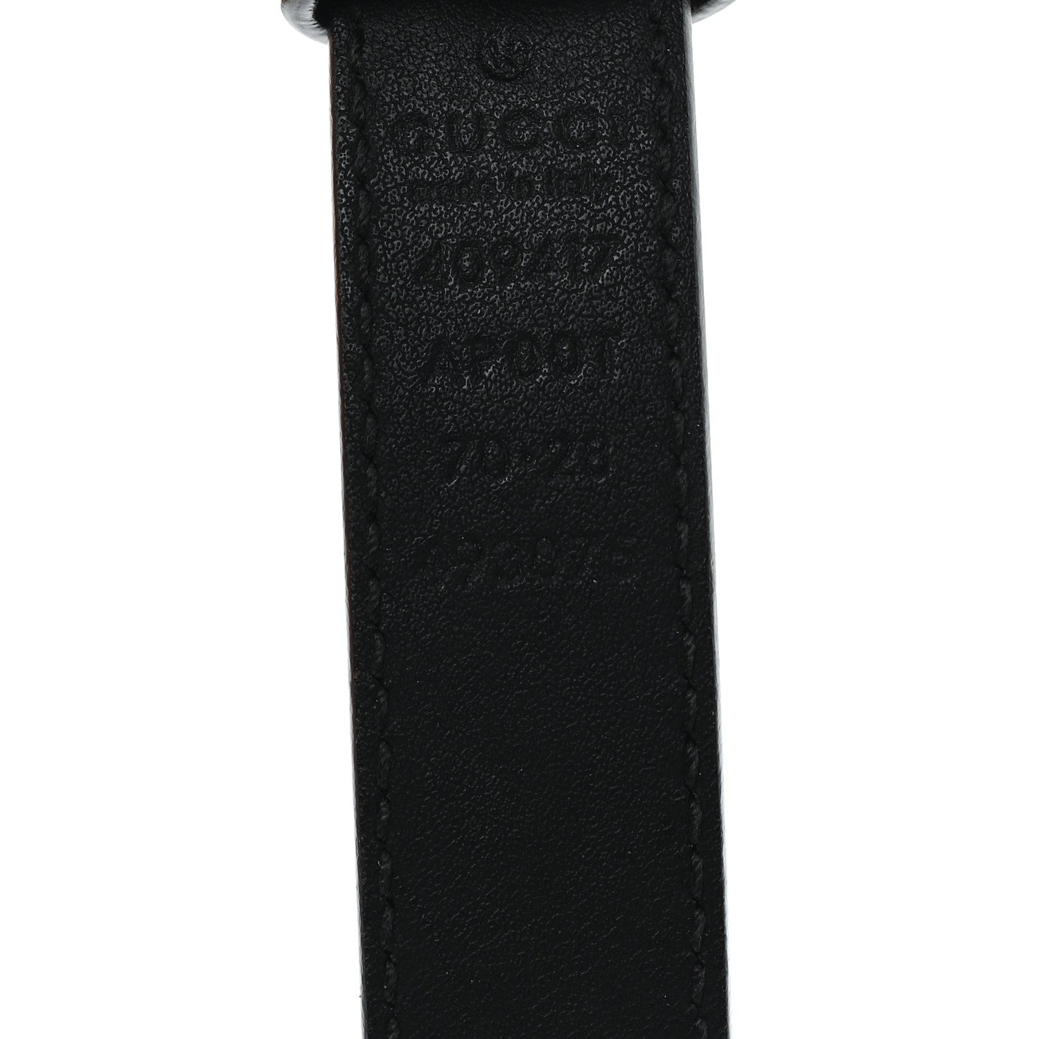 Gucci Calfskin Double G 20mm Belt 70 28 Black 3 of 5
