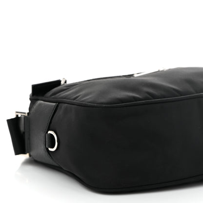Prada Tessuto Nylon Triangle Shoulder Bag Black 9 of 10