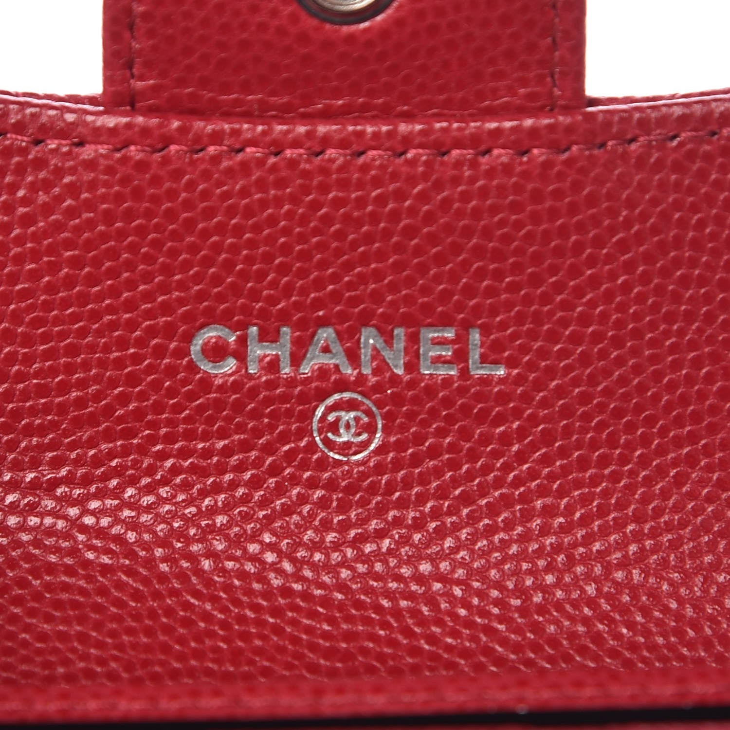 Chanel Caviar Quilted Flap Card Holder Pink 6 of 9