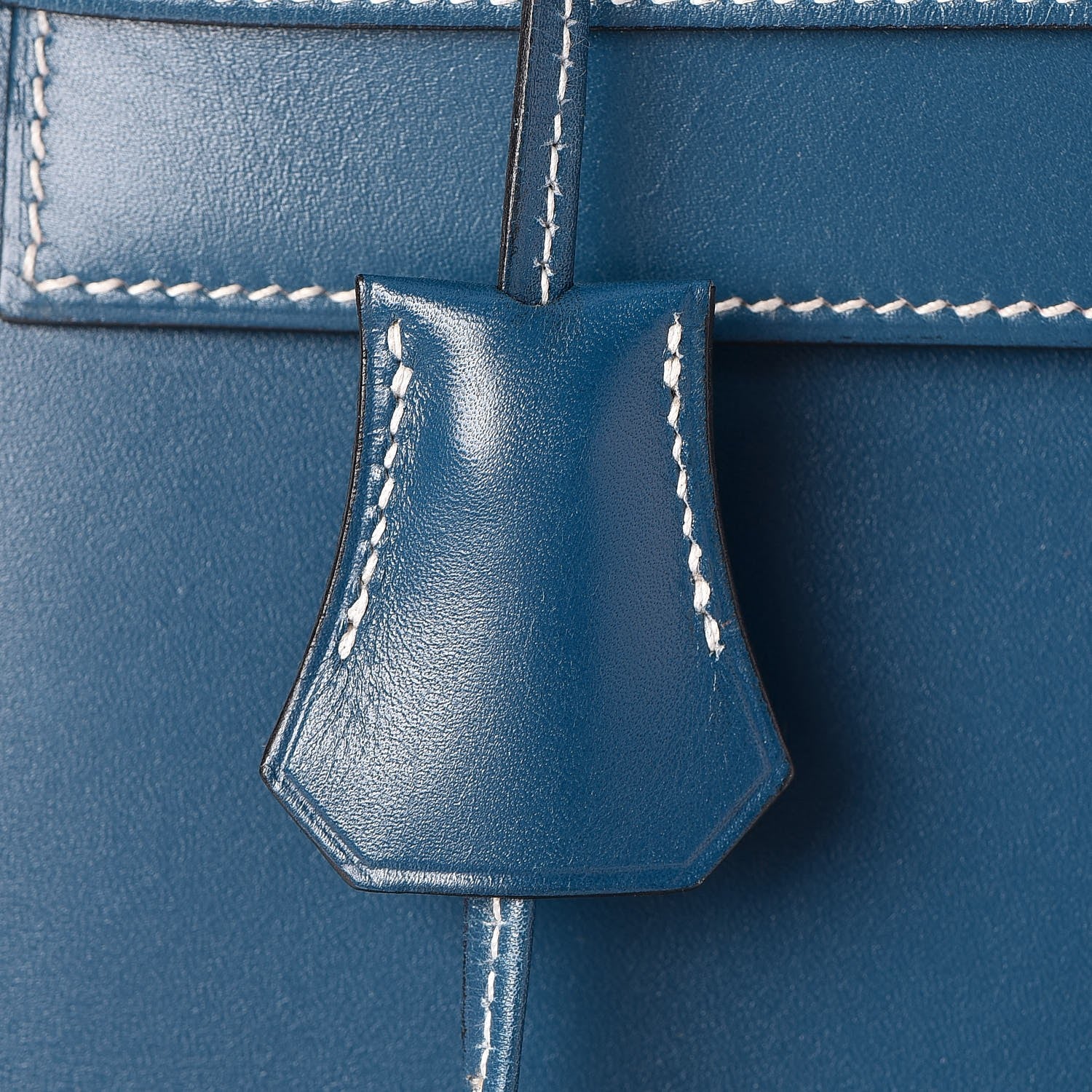 Hermes Tadelakt Kelly Sellier 32 Bleu Thalassa 24 of 33