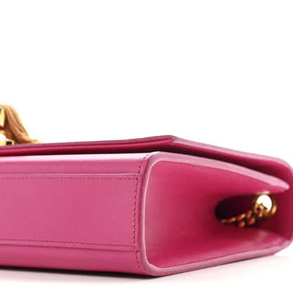 Saint Laurent Smooth Calfskin Medium Classic Monogram Kate Tassel Satchel Fuchsia 10 of 11