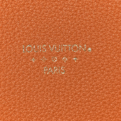Louis Vuitton Grained Calfskin LV Pont 9 Soft MM Golden Siena 7 of 7