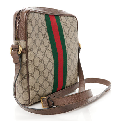 Gucci GG Supreme Monogram Web Small Ophidia Messenger Bag Brown 3 of 12