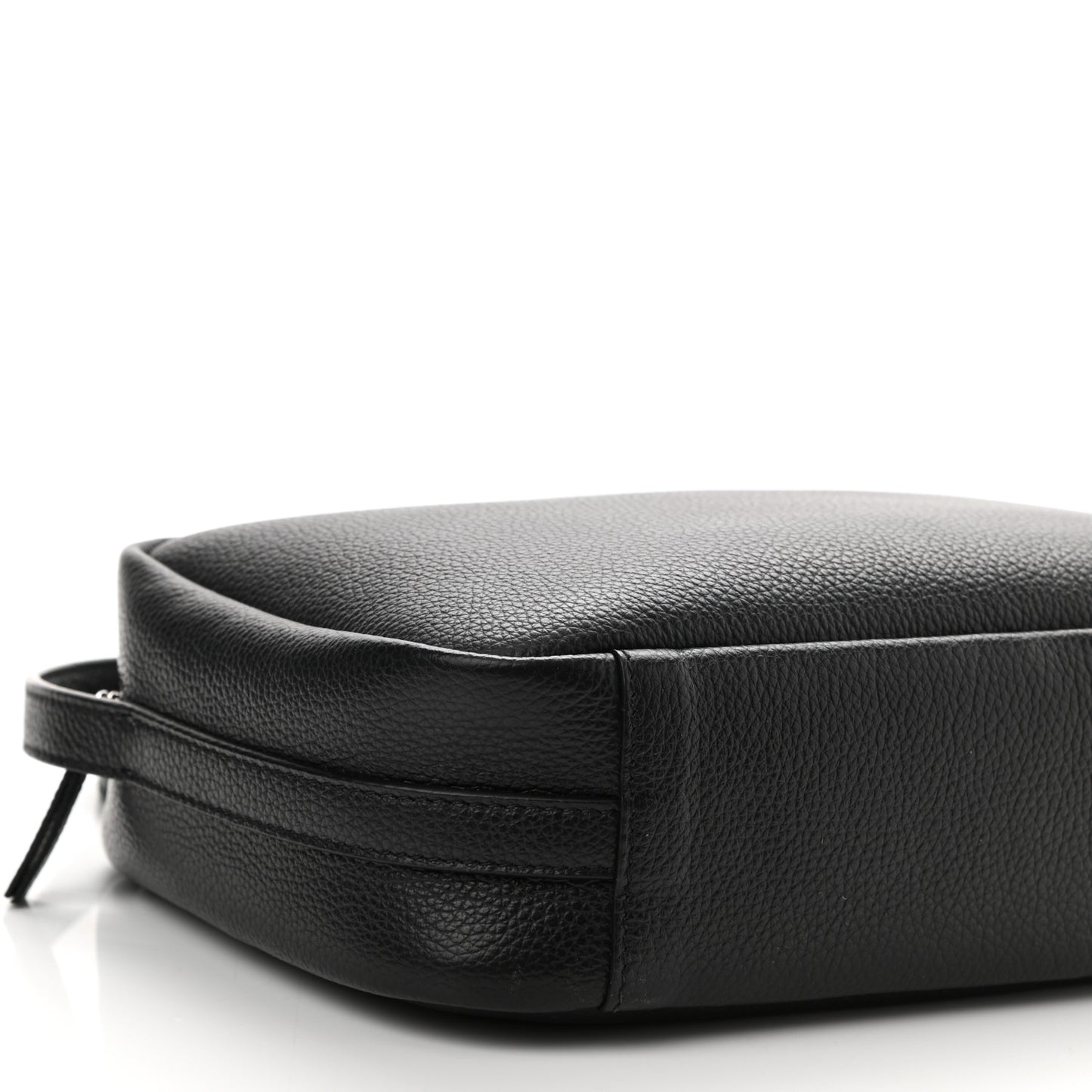 Calfskin Logo M Everyday Camera Bag Black