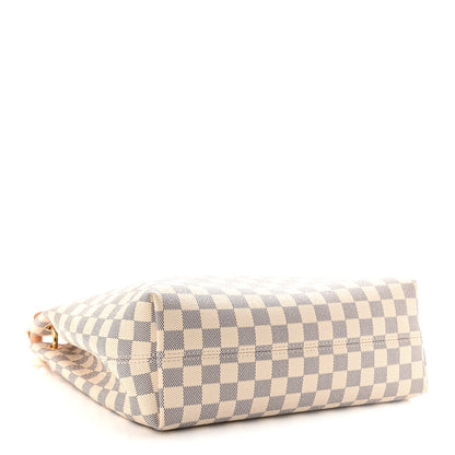 Louis Vuitton Damier Azur Graceful PM Rose Ballerine 4 of 9