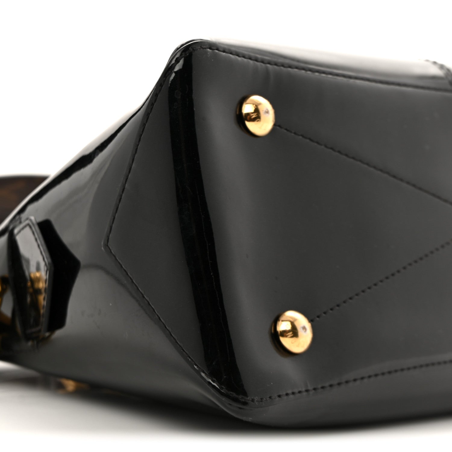 Louis Vuitton Patent Calfskin Miroir Tote Black 7 of 10
